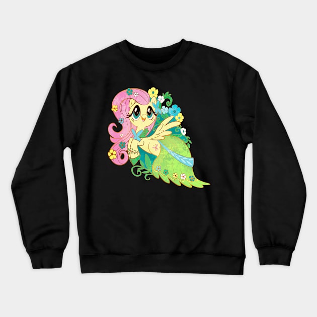 Gala Fluttershy Crewneck Sweatshirt by SophieScruggs